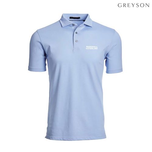 Greyson Omaha Polo - Men's Wolf Blue image thumbnail