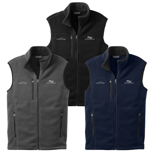 NKKJ4 Mens Eddie Bauer Full Zip Fleece Vest image thumbnail