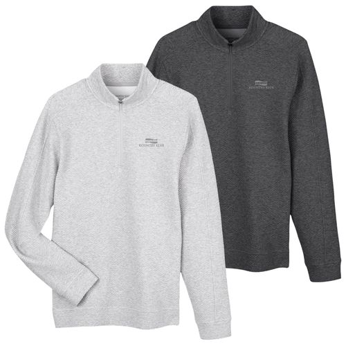 NKKJ10 Mens North End Spirit Textured 1/4 Zip image thumbnail