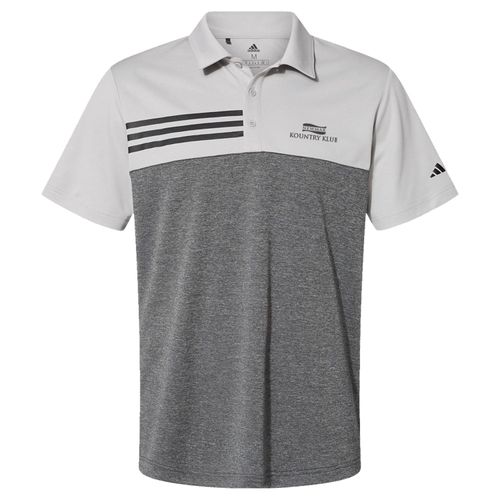 NKKS20 Adidas Heathered Colorblock Polo image thumbnail