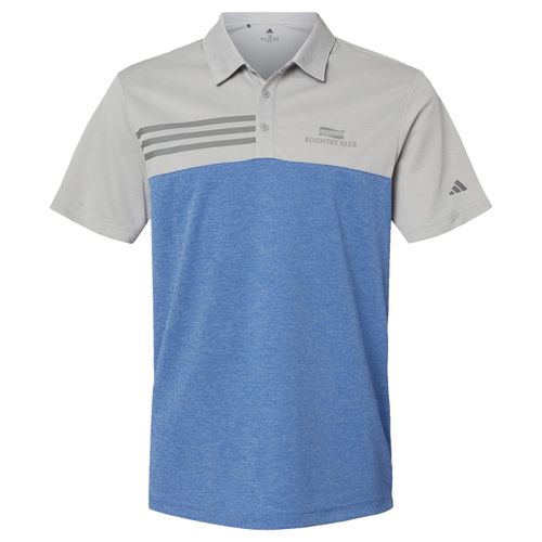 NKKS20 Adidas Heathered Colorblock Polo image thumbnail