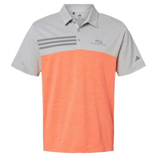NKKS20 Adidas Heathered Colorblock Polo image thumbnail