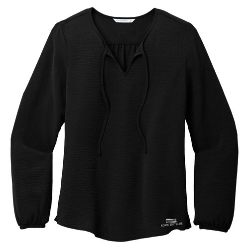 NKKS24 Ladies Textured Crepe Blouse image thumbnail