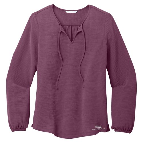 NKKS24 Ladies Textured Crepe Blouse image thumbnail