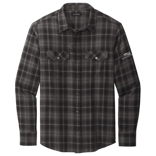 NKKS29 Long Sleeve Ombre Plaid Shirt image thumbnail