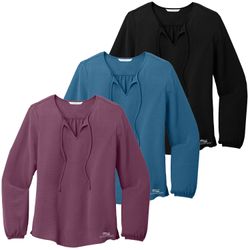 Image of NKKS24 Ladies Textured Crepe Blouse