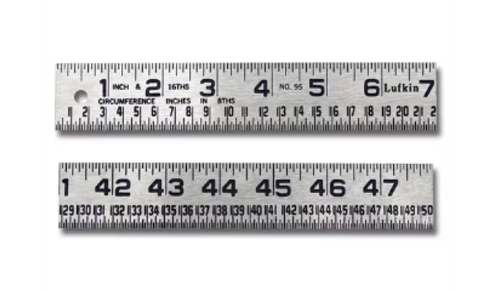 Tinner Ruler Lufkin 4' Steel Circ Tinners Rule primary image