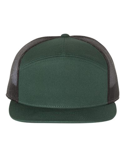 Richardson Seven-Panel Trucker Cap w/ Leather Patch image thumbnail