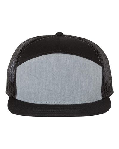 Richardson Seven-Panel Trucker Cap w/ Leather Patch image thumbnail