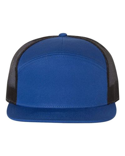 Richardson Seven-Panel Trucker Cap w/ Leather Patch image thumbnail