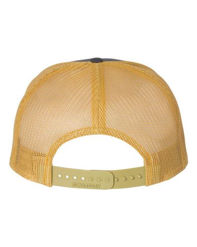 Richardson Seven-Panel Trucker Cap w/ Leather Patch image thumbnail