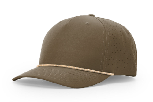 Richardson Laser Perf Performance Rope Cap w/Leather Patch image thumbnail