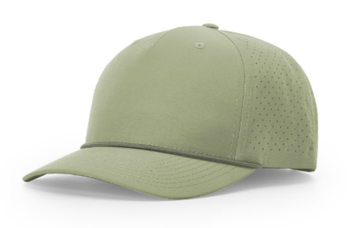 Richardson Laser Perf Performance Rope Cap w/Leather Patch image thumbnail