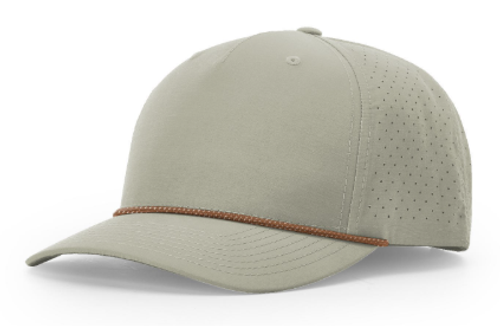 Richardson Laser Perf Performance Rope Cap w/Leather Patch image thumbnail