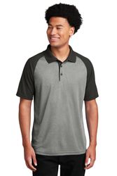 Image of Sport-Tek Raglan Heather Polo