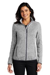 Image of Port Authority Ladies Sweater Fleece Jacket