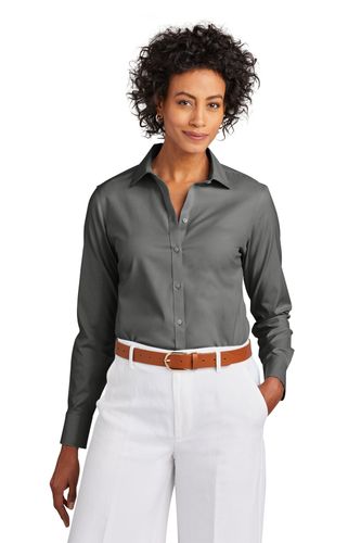 Brooks Brothers Women's Wrinkle-Free Stretch Pinpoint Shirt image thumbnail