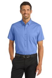 Image of Port Authority Short Sleeve SuperPro Twill Shirt