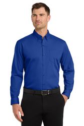 Image of Port Authority Long Sleeve Poplin Shirt