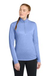 Image of Sport-Tek Women's Tri-Blend 1/4-Zip