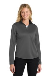 Image of Port Authority Women's Silk Touch Performance 1/4-Zip