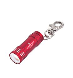 Image of Mini Aluminum LED Flashlight with Key Clip