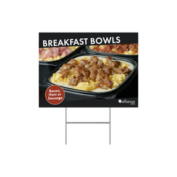 Image of Yard Sign- Breakfast Bowl