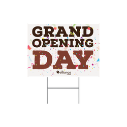 Image of Yard Sign- Grand Opening