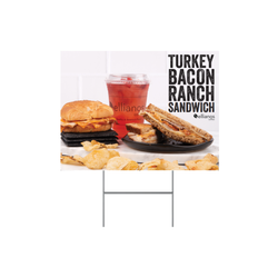 Image of Yard Sign- Turkey Bacon Ranch