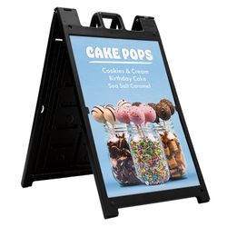 Image of Double sided- Signicade Deluxe A-Frame Kit (Cake Pops)