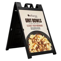 Image of Double sided- Signicade Deluxe A-Frame Kit (Grit Bowl)