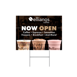Image of Yard Sign- Now Open
