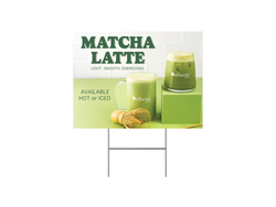 Image of Yard Sign- Matcha Latte