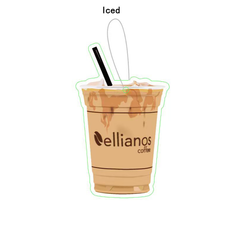 Image of Iced Coffee Air Fresheners (Qty: 100)