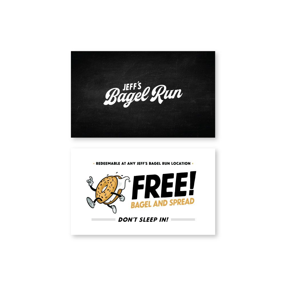 One Free Bagel and Spread Cards - 100/PK primary image