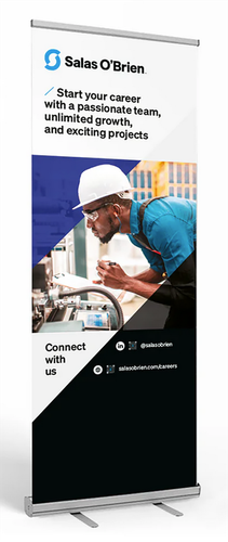Retractor Kit 34x79 - Career Fair Banner 1A image thumbnail