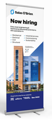 Image of Retractor Kit 34x79 - Career Fair Banner 1B