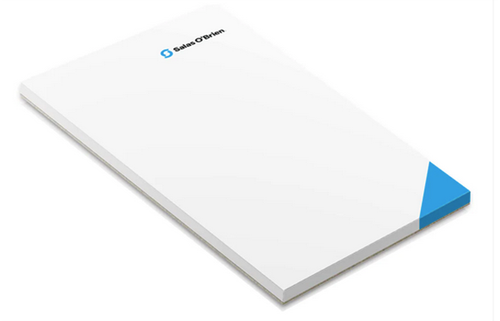 Full Color 5.5" x 8.5" Memo Pads - Bulk Orders image thumbnail