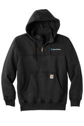 Image of Heavyweight Hooded Zip Mock Sweatshirt