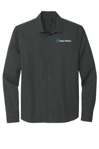 Mercer+Mettle Mens Long Sleeve Stretch Woven Shirt image thumbnail