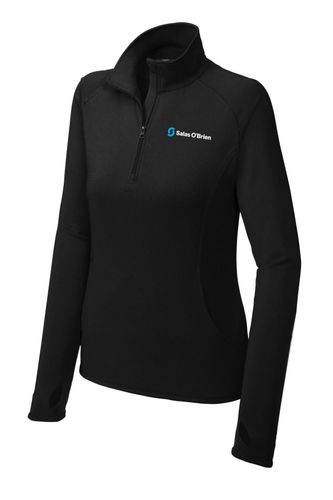 Sport-Tek Ladies Sport-Wick Stretch 1/4-Zip Pullover image thumbnail