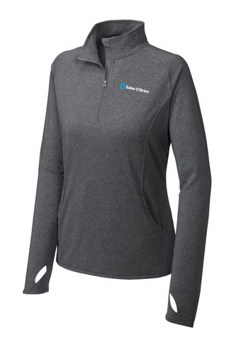 Sport-Tek Ladies Sport-Wick Stretch 1/4-Zip Pullover image thumbnail