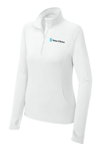 Sport-Tek Ladies Sport-Wick Stretch 1/4-Zip Pullover image thumbnail