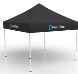 Image of 10'X10' Deluxe 1.2MM White Steel Frame Tent Kit 