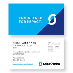 Image of Federal Style Business Cards 