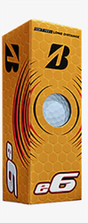Image of Bridgestone E6 Golf Ball Sleeve -Pack of 3