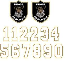 Image of Kings Helmet Decals