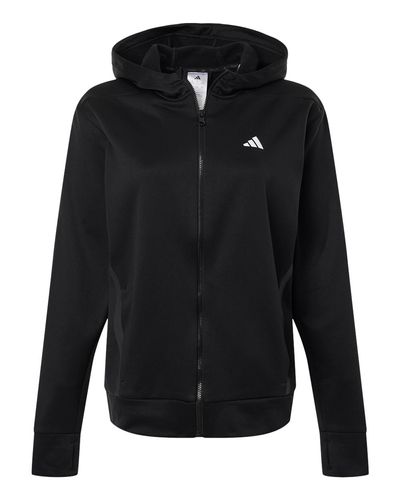 Women's Game & Go Fleece Full-Zip Hooded Sweatshirt - AT209 image thumbnail