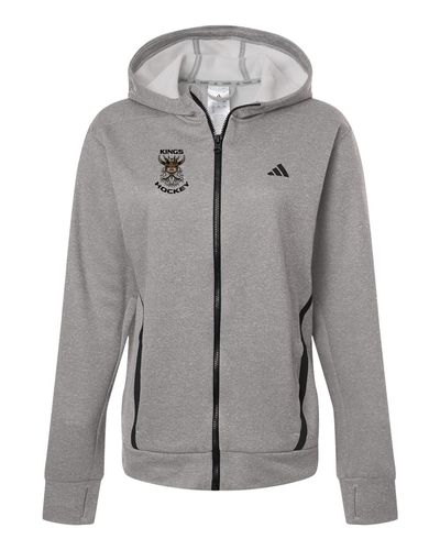 Women's Game & Go Fleece Full-Zip Hooded Sweatshirt - AT209 image thumbnail