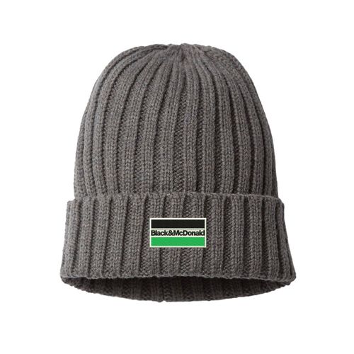 Atlantis Headwear Sustainable Cable Knit Cuffed Beanie image thumbnail